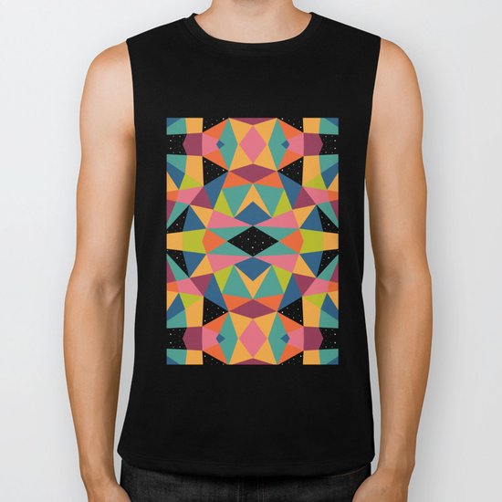 Kaleidoscope Biker Tank
