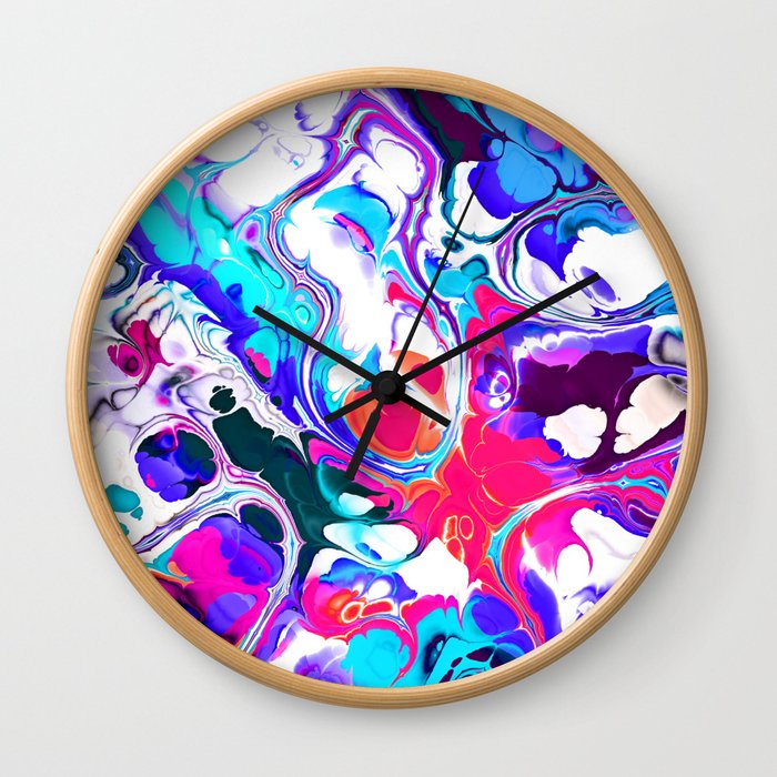 Funky Marble 1 Wall Clock