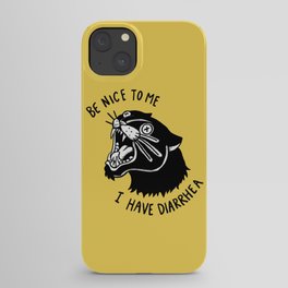 Panther Poop iPhone Case