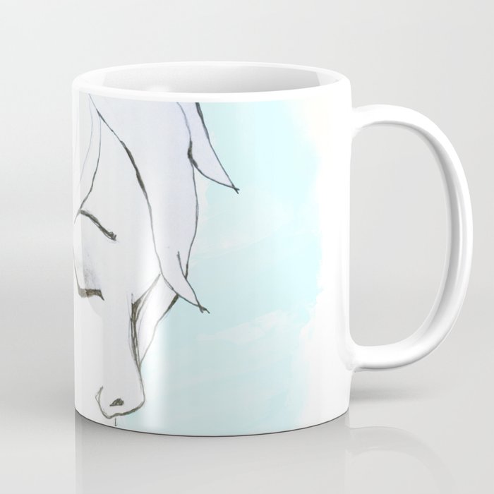 Girl in blue Coffee Mug