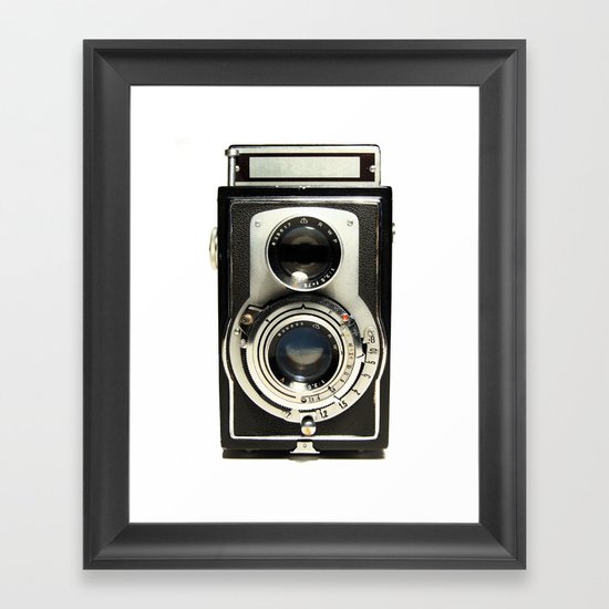 Vintage Camera Framed Art Print