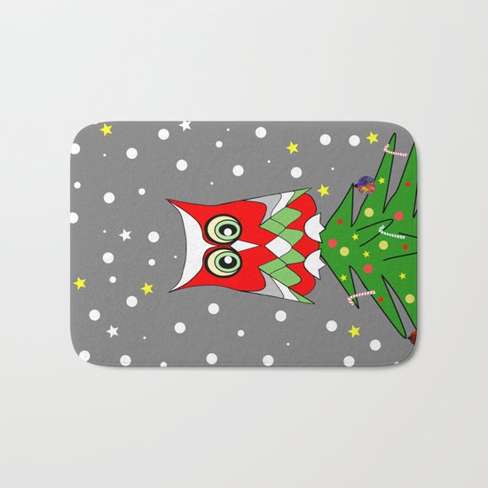 Tree Top Owl Bath Mat