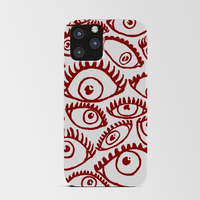 Seeing Red iPhone Card Case