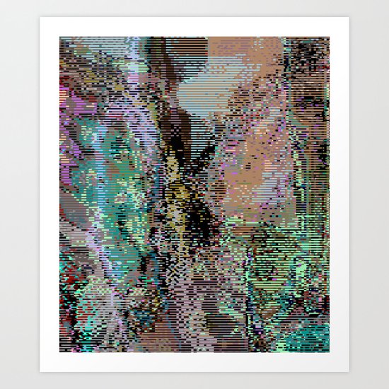 bad frame_1 Art Print
