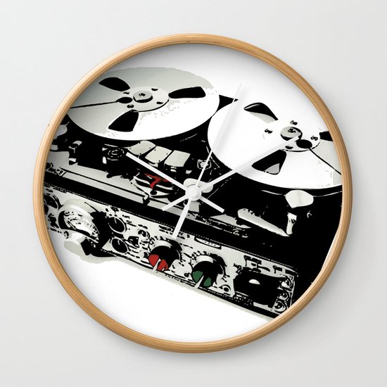 the ultimate tape recorder Wall Clock