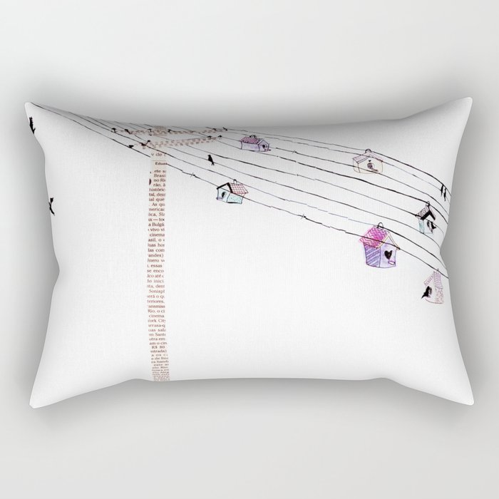 Love and birds Rectangular Pillow
