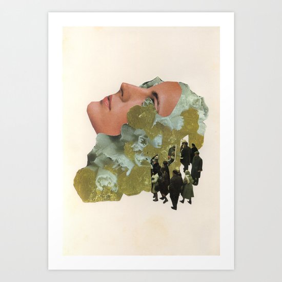 Brain Ticket Art Print