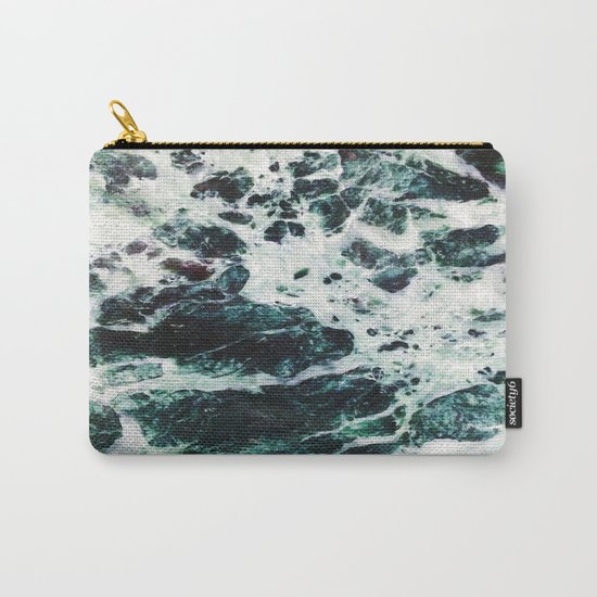 Green Marble Carry-All Pouch