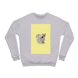 running out of time yellow Crewneck Sweatshirt