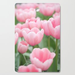 Pink Tulip Cutting Board