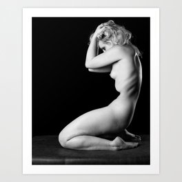 Very beautiful nude woman Art Print