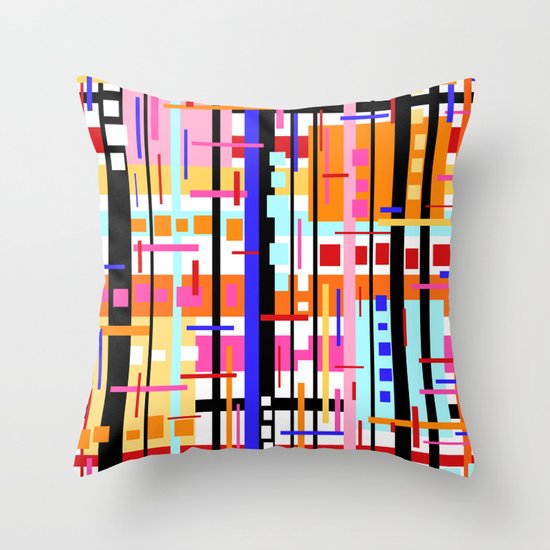 Party at Stripe's House Throw Pillow