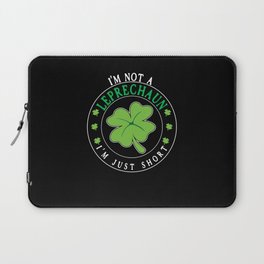 Not Leprechaun Short Saint Patrick's Day Laptop Sleeve