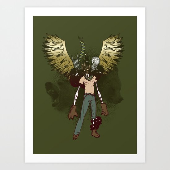 Bear Acolyte Art Print