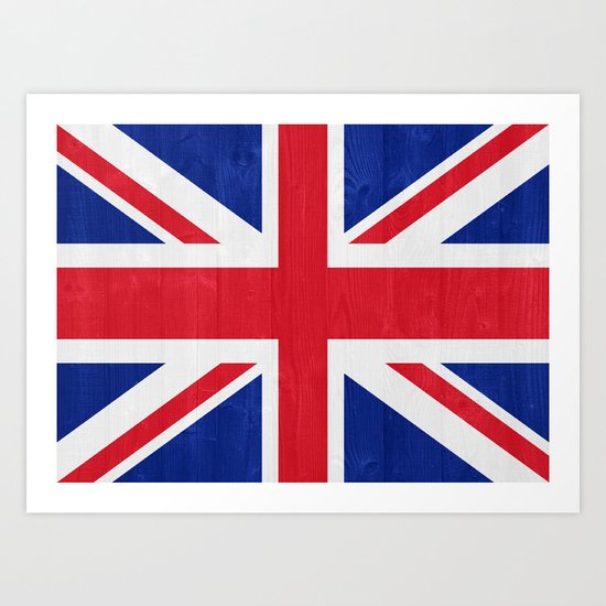 United Kingdom flag Art Print