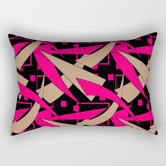 Creative abstract pattern . Geometric shapes .4 Rectangular Pillow