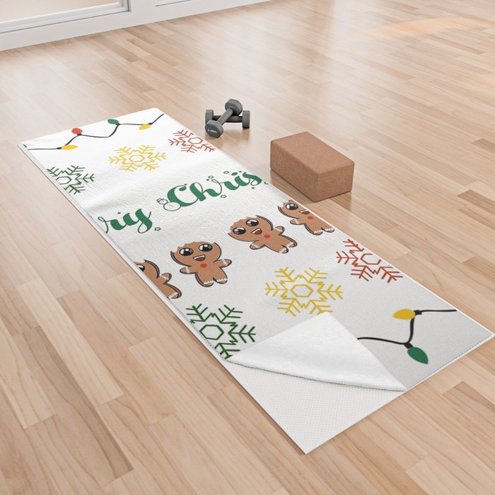 Christmas Yoga Towel