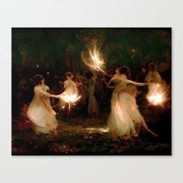 Dance of Willows Canvas Print