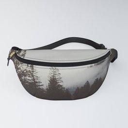 Misty Mountain Morning in Tetons Fanny Pack