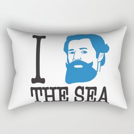 I __ The Sea Rectangular Pillow