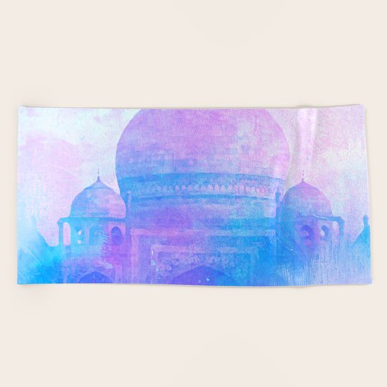 Taj Mahal Beach Towel