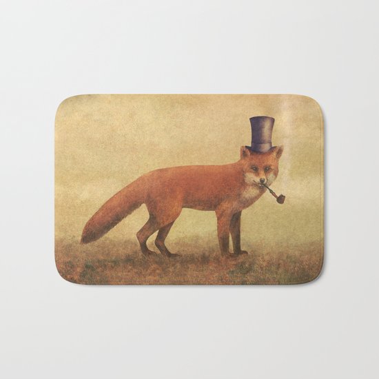 Crazy Like a Fox Bath Mat