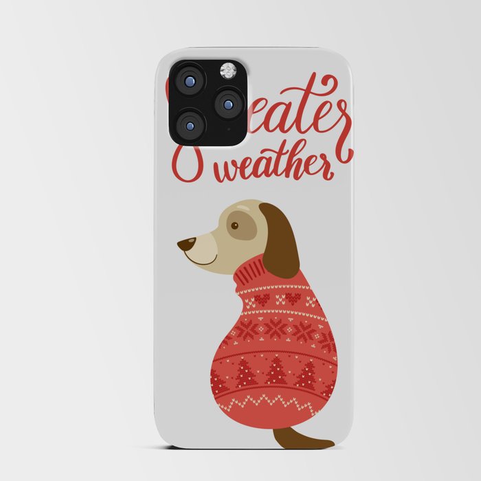 Sweater Weather iPhone Card Case