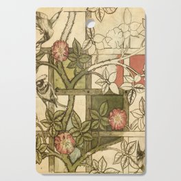 William Morris. Design for Trellis wallpaper, 1862. Cutting Board