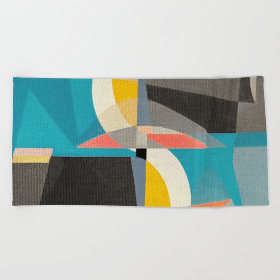 Sailing on the Canal Beach Towel