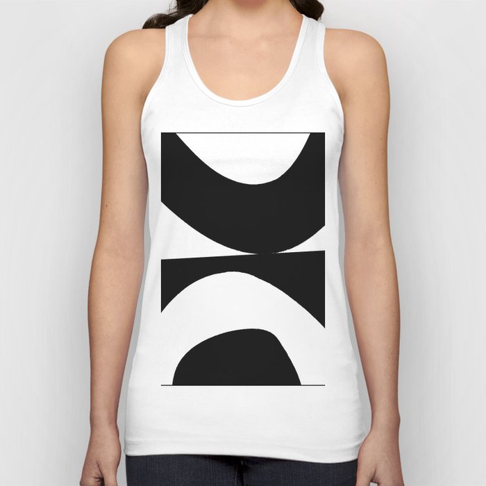 Black and white Tank Top