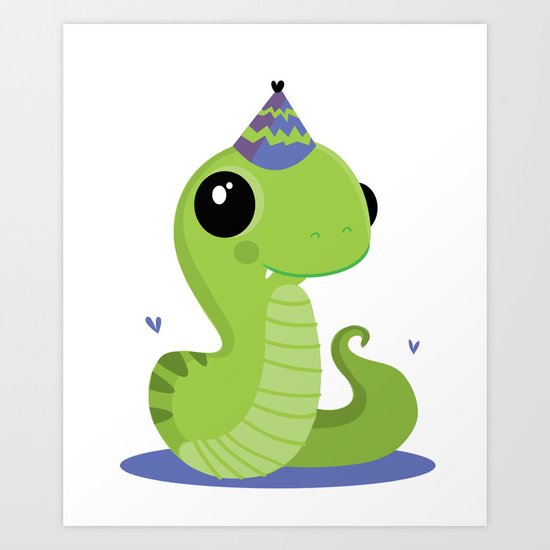 Year of the snake Art Print