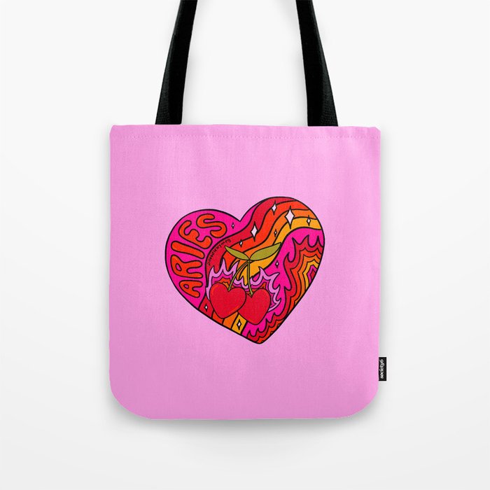 Aries Valentine Tote Bag