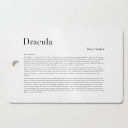 Dracula by Bram Stoker Cutting Board