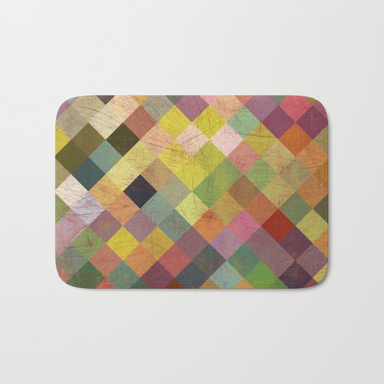 Aztec Vintage Pattern 06 Bath Mat