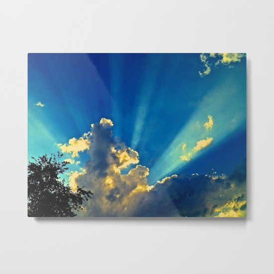 Let It Shine Metal Print