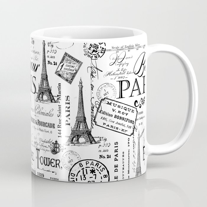 Paris Coffee Cup in Black