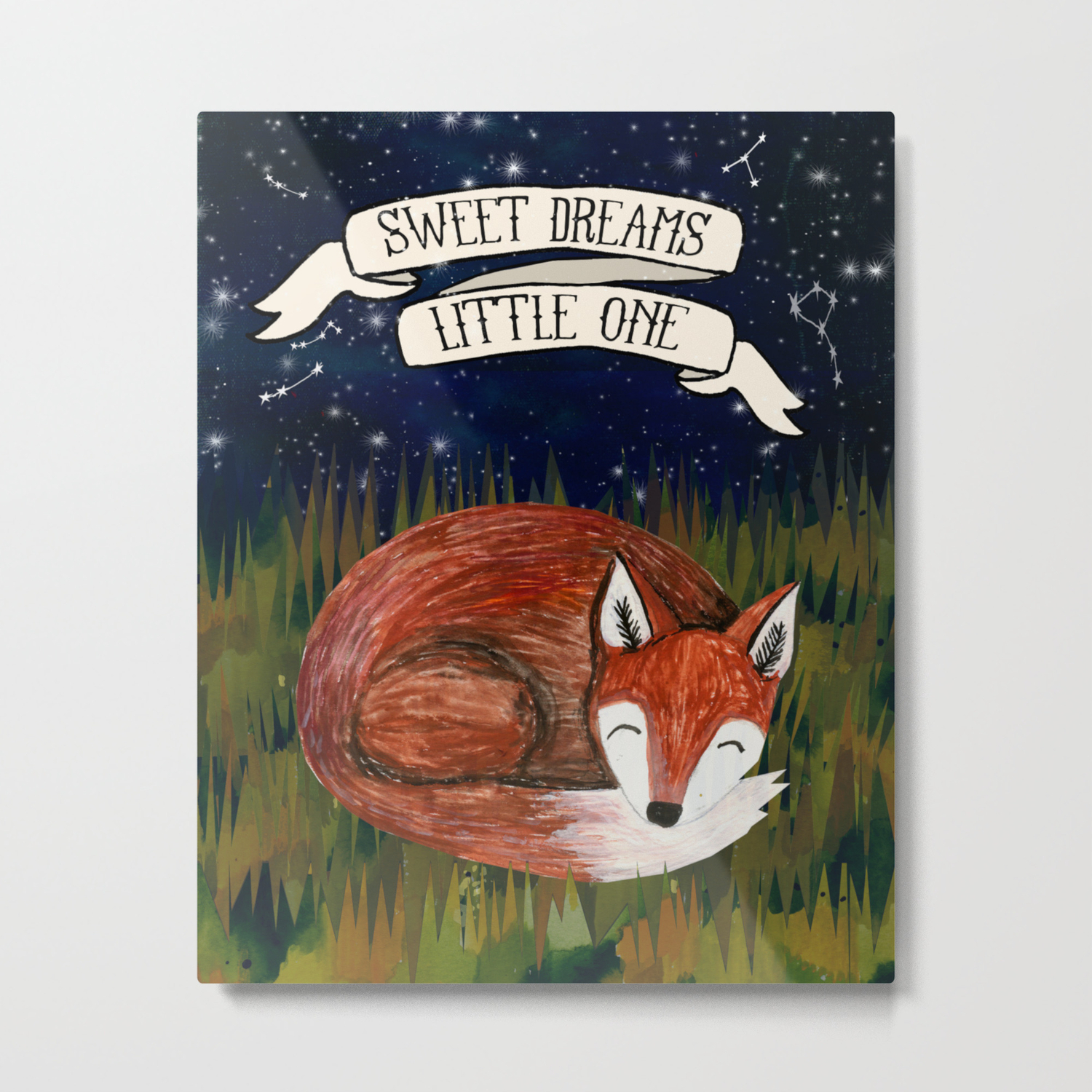 Sweet Dreams, Little One Metal by Prelude | Society6