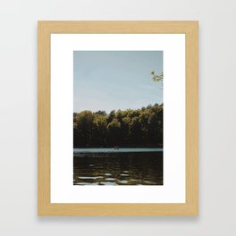 Summer Days at the Lake Framed Art Print