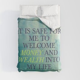 It Is Safe For Me To Welcome Money And Wealth Into My Life Comforter
