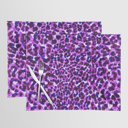 Purple Leopard Placemat