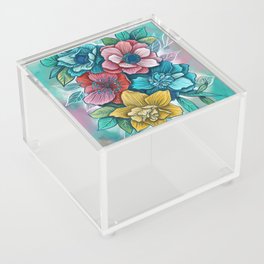 Bright Happy Bouquet Acrylic Box