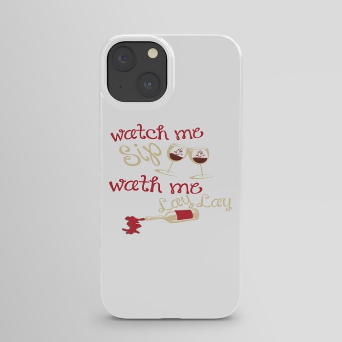Watch me lay iPhone Case