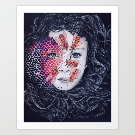 honey Art Print