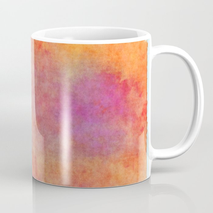 Orange watercolor framed art Coffee Mug