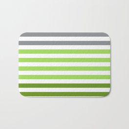 Stripes Gradient - Green Bath Mat