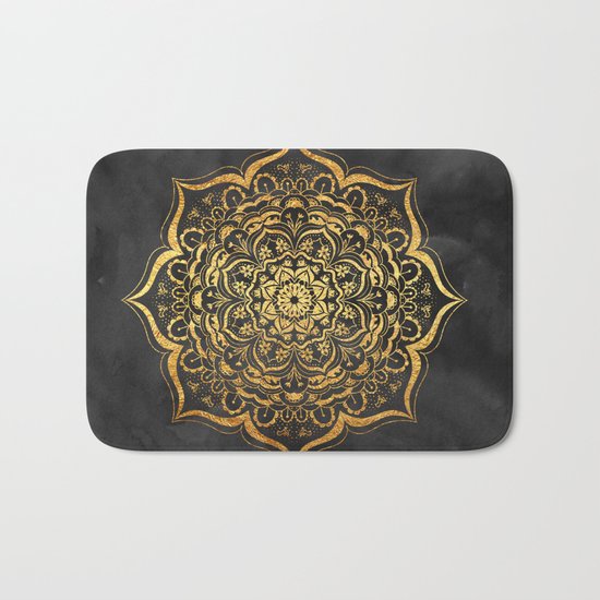 Gold Mandala Bath Mat