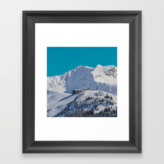 Mt. Alyeska Ski Resort - Alaska Framed Art Print