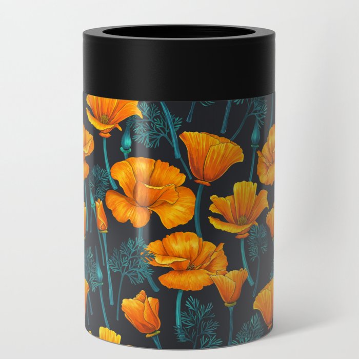 California poppies 3 Can Cooler