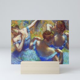 Edgar Degas | Blue Dancers, 1897 Artwork Mini Art Print