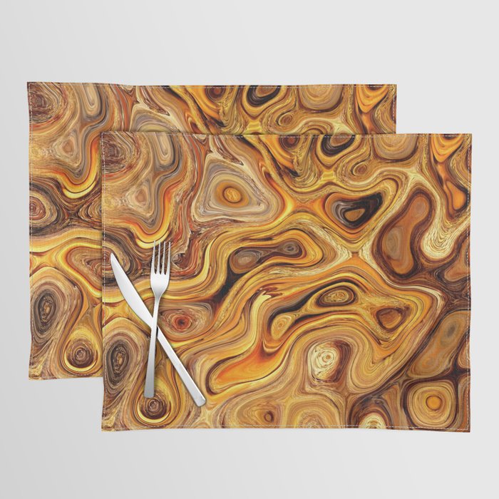 Wooden Pattern Placemat